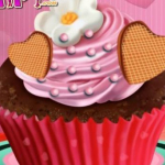 First Date Love Cupcake