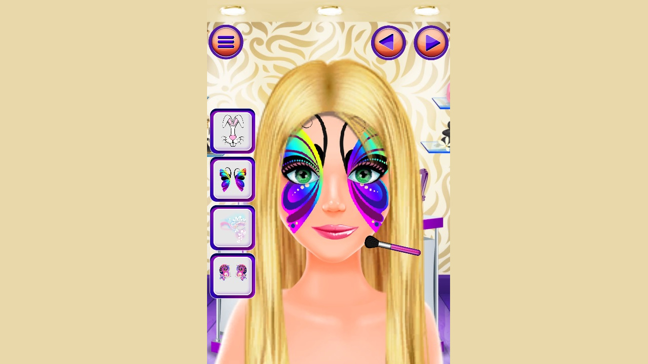 Play Face Paint game online on