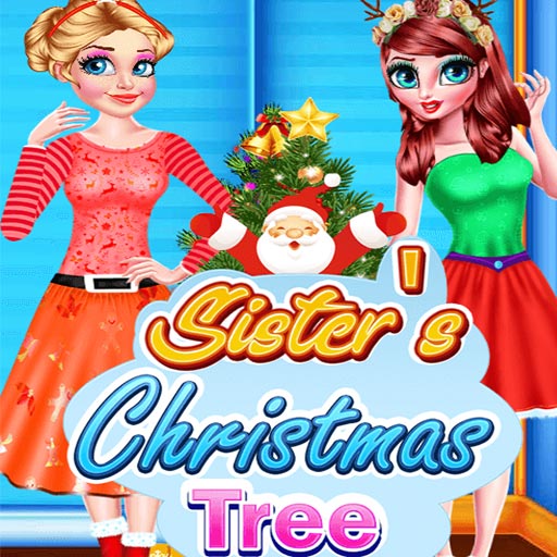 Play Sisters Christmas Tree game online on