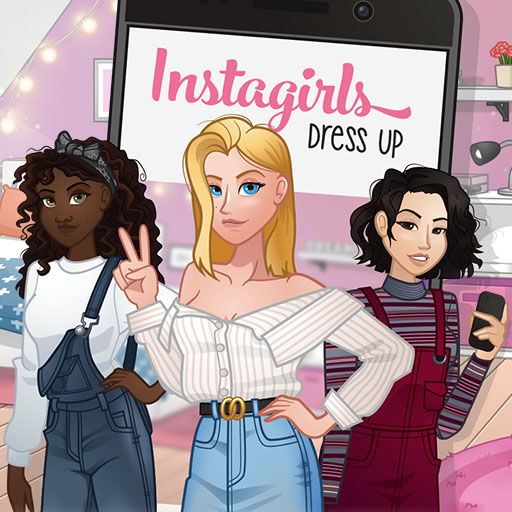 Play Instagirls Dress Up game online on