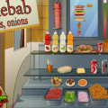Dner Kebab: Salad, Tomates, Onions