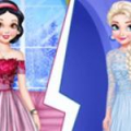 Snow White Vs Elsa Brunette Vs Blonde