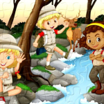 Camping Kids Jigsaw