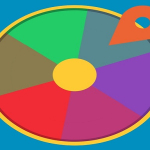 Rotating Wheel Game 2D