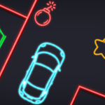 Neon car Puzzle